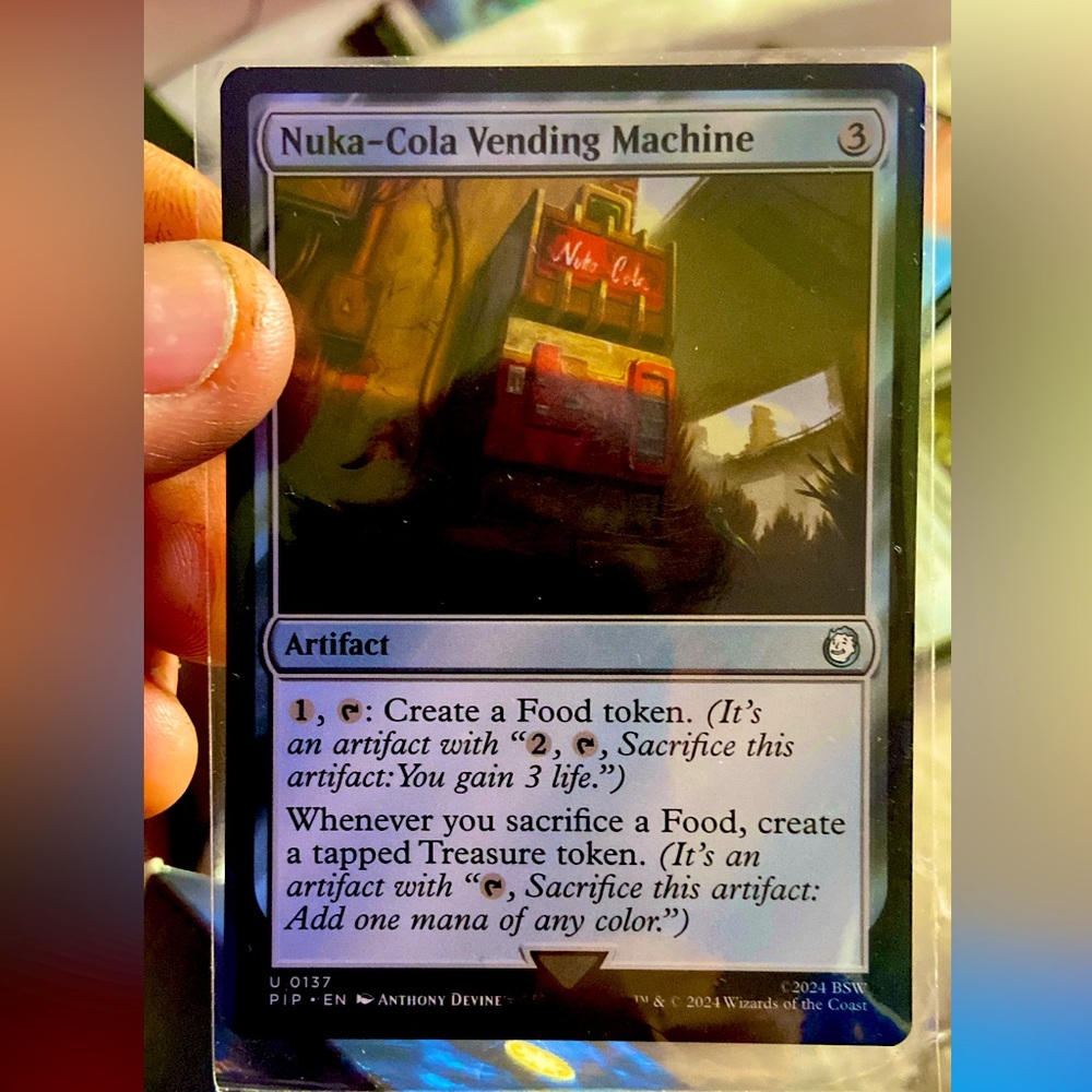 Magic card out of the fallout box